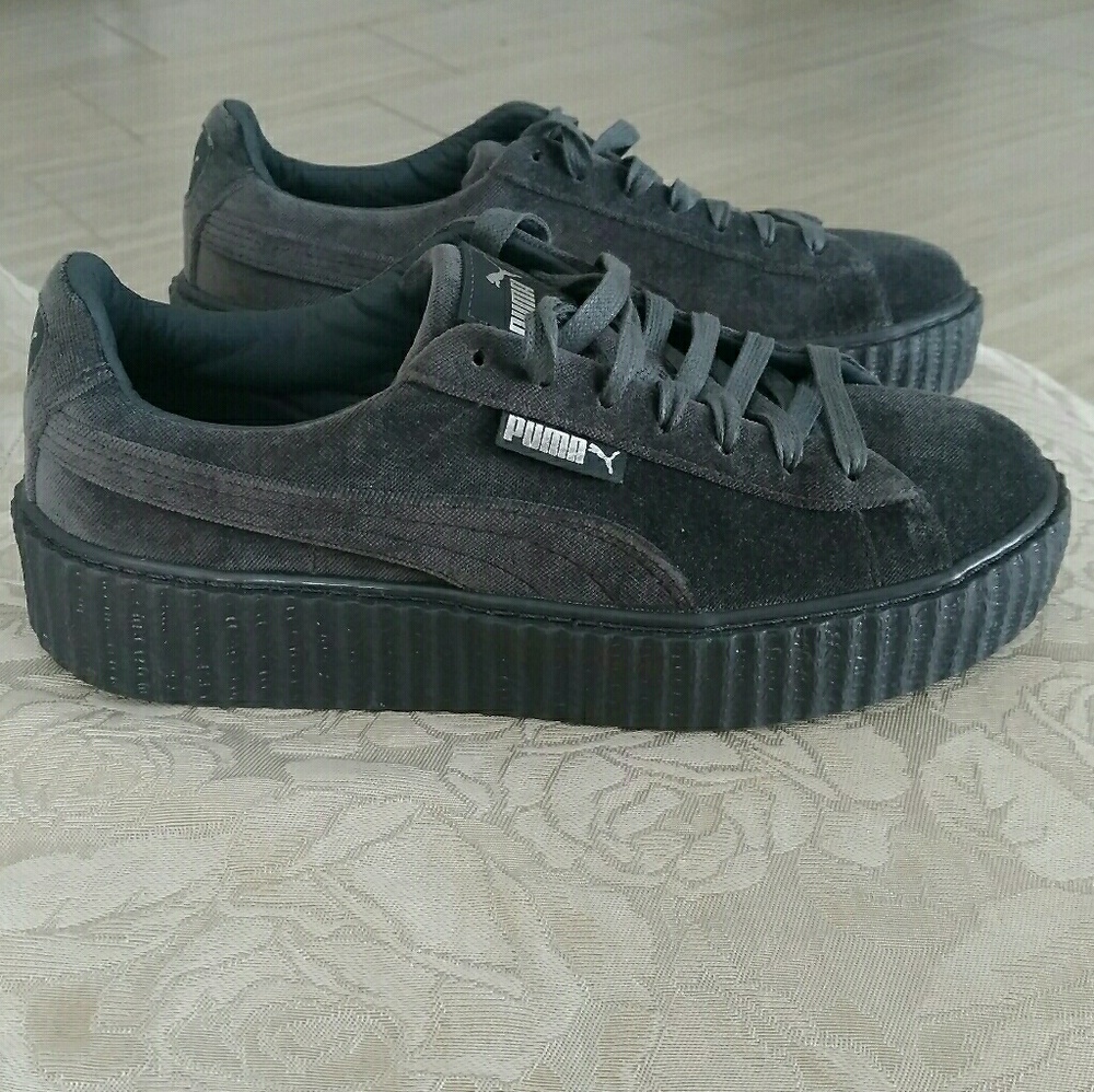 Rihanna Fenty Puma Black Creeper